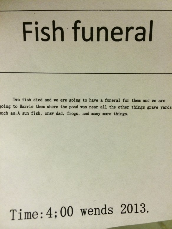funeral announcment