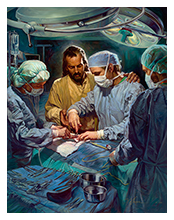 painting in the waiting room